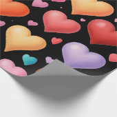 Heart-Patterned Perfect voor geschenken, Valentijn Cadeaupapier (Hoek)