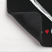 Heart Peace Love Golf Player Srt Lovers Outfit Wom Muismat (Hoek)