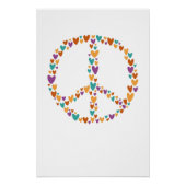 Heart Peace Sign Perfect Poster (Voorkant)