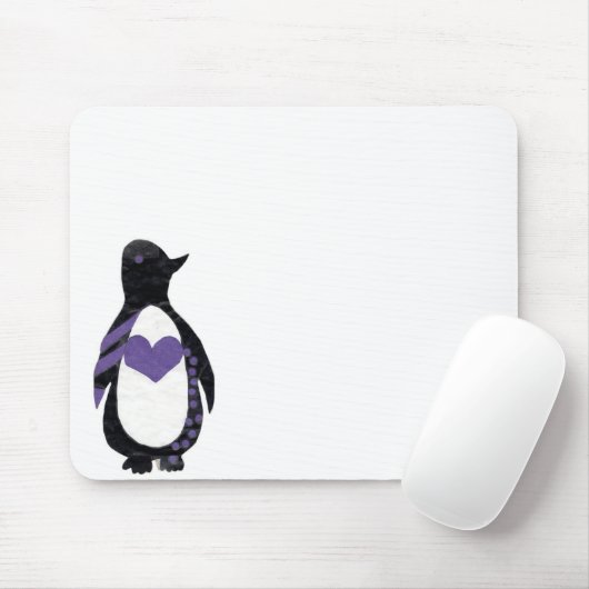 Heart Penguin Muismat (Met muis)