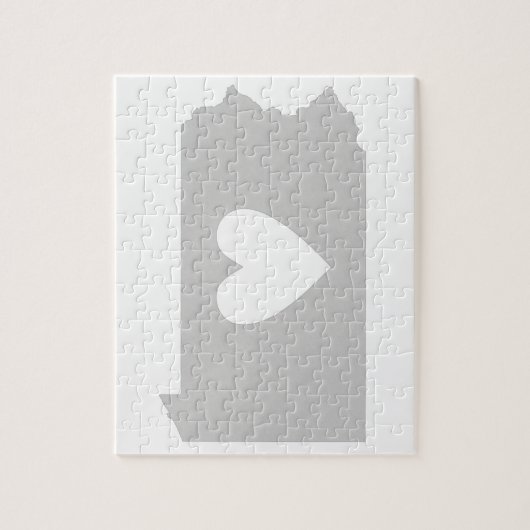 Heart Pennsylvania Jigzaag Puzzle Legpuzzel (Verticaal)