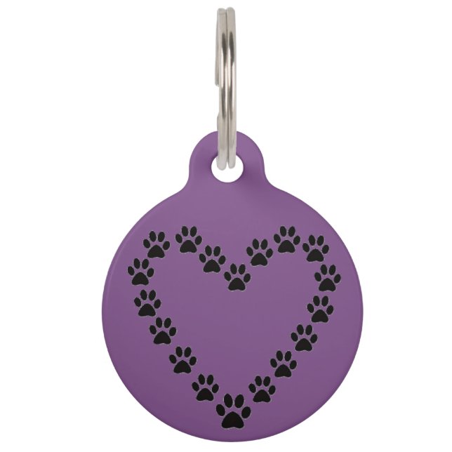 Heart Pet Tag Huisdierpenning (Voorkant)