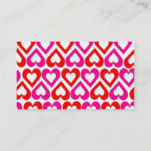 Heart Petals Visitekaartje (Achterkant)