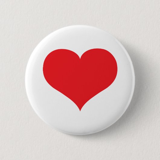 Heart Pin Ronde Button 5,7 Cm (Voorkant)