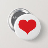 Heart Pin Ronde Button 5,7 Cm (Voorkant /achterkant)