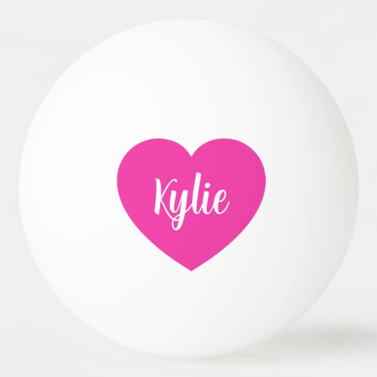 Heart Ping Pong Balls Pingpongbal (Voorkant)