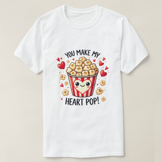 Heart Pop. T-shirt (Design voorkant)
