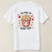 Heart Pop. T-shirt (Design achterkant)