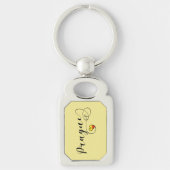 Heart Prague Keyring, Tsjechië Sleutelhanger (Voorkant)