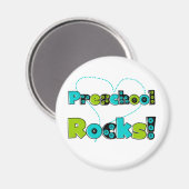 Heart Preschool Rocks Magneet (Voorkant / Achterkant)