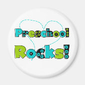 Heart Preschool Rocks Magneet (Voorkant)