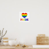 Heart Pride Poster (Keuken)