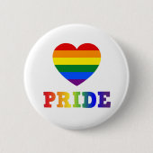 Heart Pride Ronde Button 5,7 Cm (Voorkant)