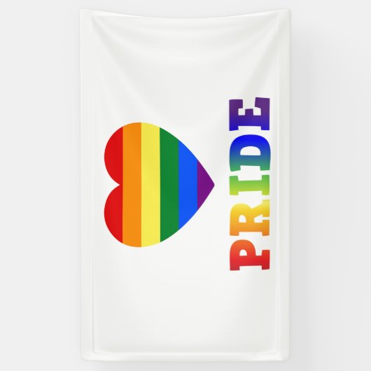 Heart Pride Spandoek (Verticaal)