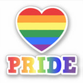 Heart Pride Sticker (Voorkant)
