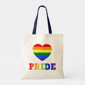 Heart Pride Tote Bag (Achterkant)