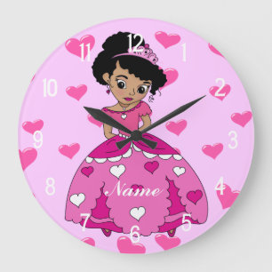 Heart Princess Illustration Grote Klok