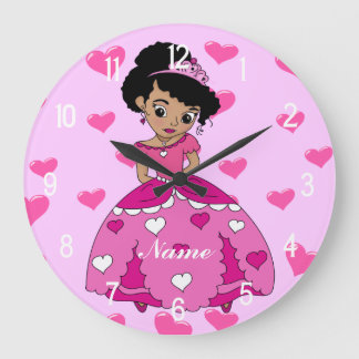 Heart Princess Illustration Grote Klok