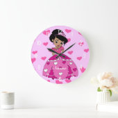 Heart Princess Illustration Grote Klok (Huis)