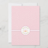 Heart Princess Invitation Kaart (Achterkant)