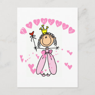Heart Princess Tshirts en Gifts Briefkaart