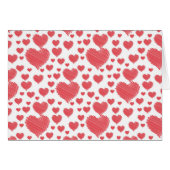 Heart Print Happy Valentines Day (Voorkant Horizontaal)