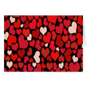 Heart Print Happy Valentines Day (Voorkant Horizontaal)