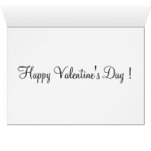Heart Print Happy Valentines Day (Binnen Horizontaal (Onder))