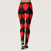 HEART PRINT YOGA PANTS LEGGINGS (Achterkant)