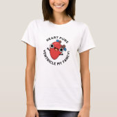 Heart Puns Ventricle Mijn Fancy Funny Anatomy Pun T-shirt (Voorkant)
