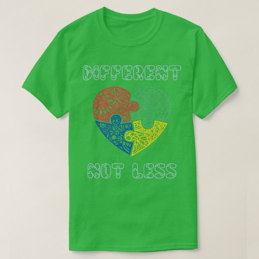 Heart Puzzle Autisme T-shirt (Design voorkant)