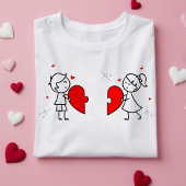 Heart puzzle T-shirt