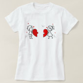 Heart puzzle T-shirt (Design voorkant)