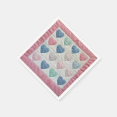 Heart quilt servet (Hoek)