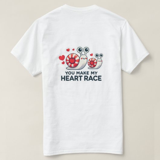 Heart Race T-shirt (Design achterkant)