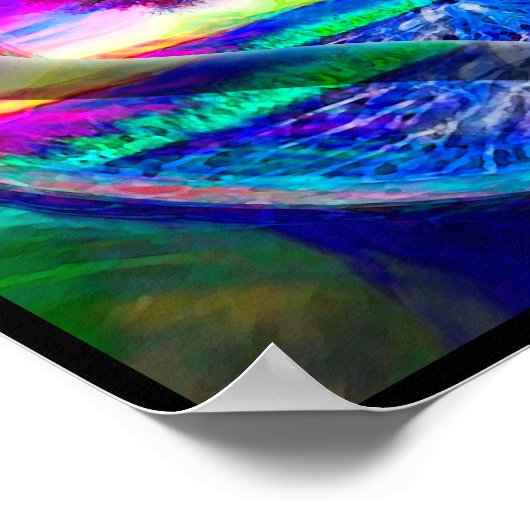 Heart Rainbow Tree of Life Poster (Hoek)