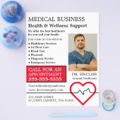 Heart Rate Monitor, General Practitioner, verpleeg Flyer (Enkel)