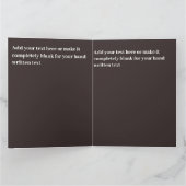 Heart Red Rose Brown Glossy Beauful Valentijn Kaart (Binnen)