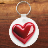 Heart Red Sleutelhanger (Achterkant)