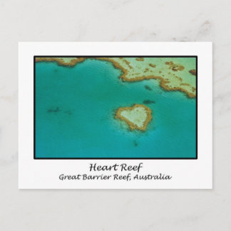 Heart Reef, Great Barrier Reef, Australië Briefkaart