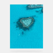Heart Reef Natuur Acryl Bord (Voorkant)