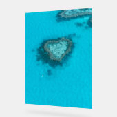 Heart Reef Natuur Acryl Bord (Hoek)