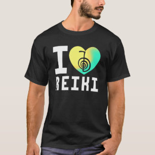 Heart Reiki Master Chakra Yoga Japan Healing Energ T-shirt