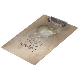 Heart Religieuze Aanmoediging, Grunge Klembord