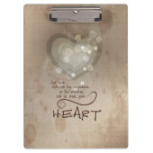 Heart Religieuze Aanmoediging, Grunge Klembord (Voorkant)