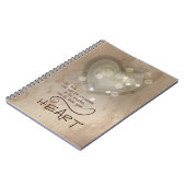 Heart Religieuze Aanmoediging, Grunge Notitieboek (Linkerzijde)