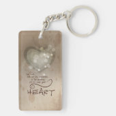 Heart Religieuze Aanmoediging, Grunge Sleutelhanger (achterkant)