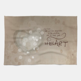 Heart Religieuze Aanmoediging, Grunge Theedoek