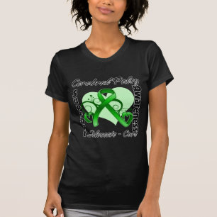 Heart Ribbon - Bewustmaking van de kroon T-shirt