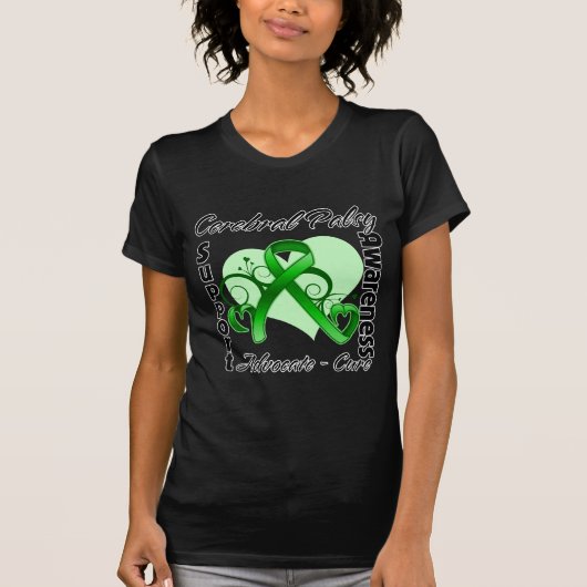 Heart Ribbon - Bewustmaking van de kroon T-shirt (Voorkant)
